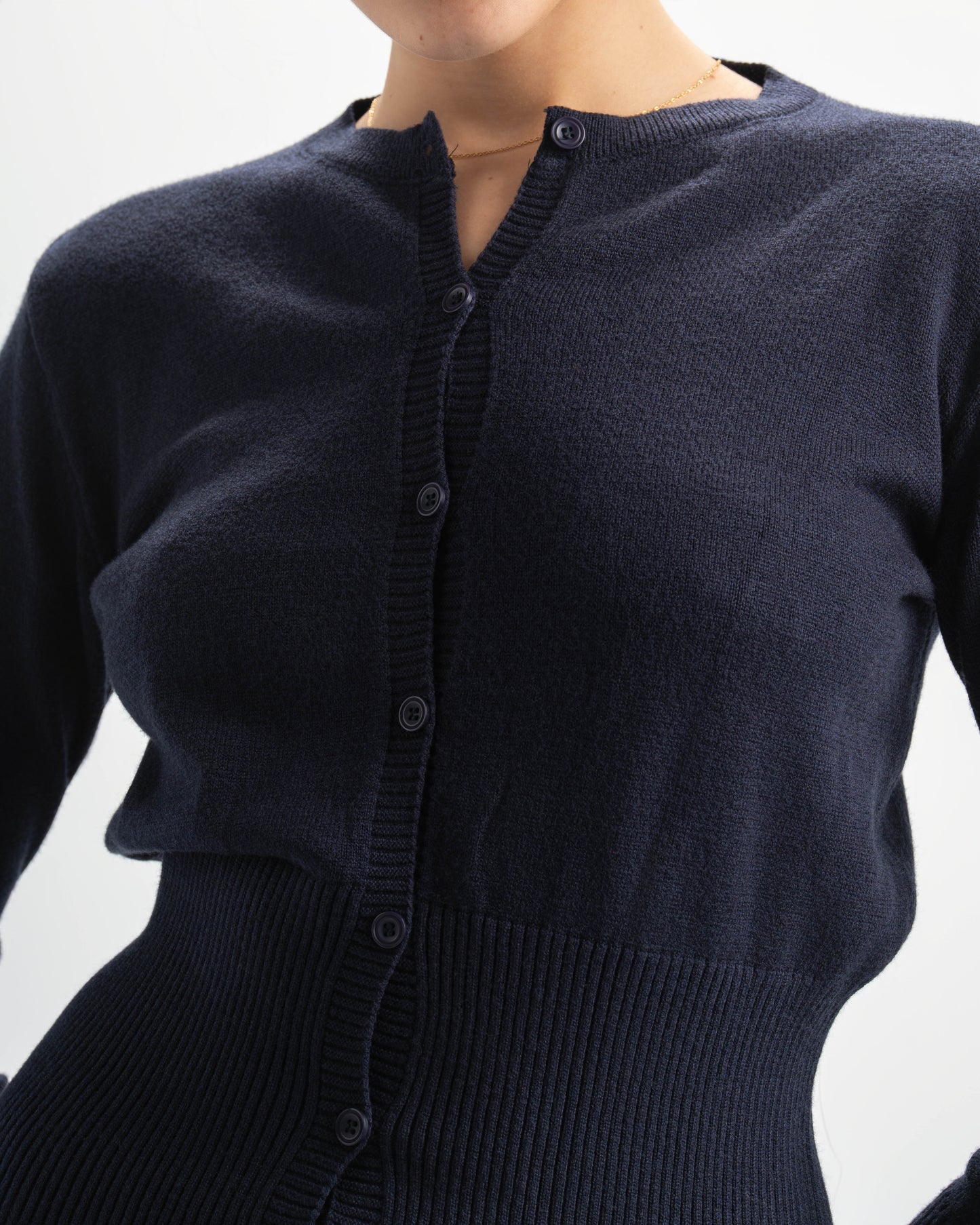 Sculpted knitted set