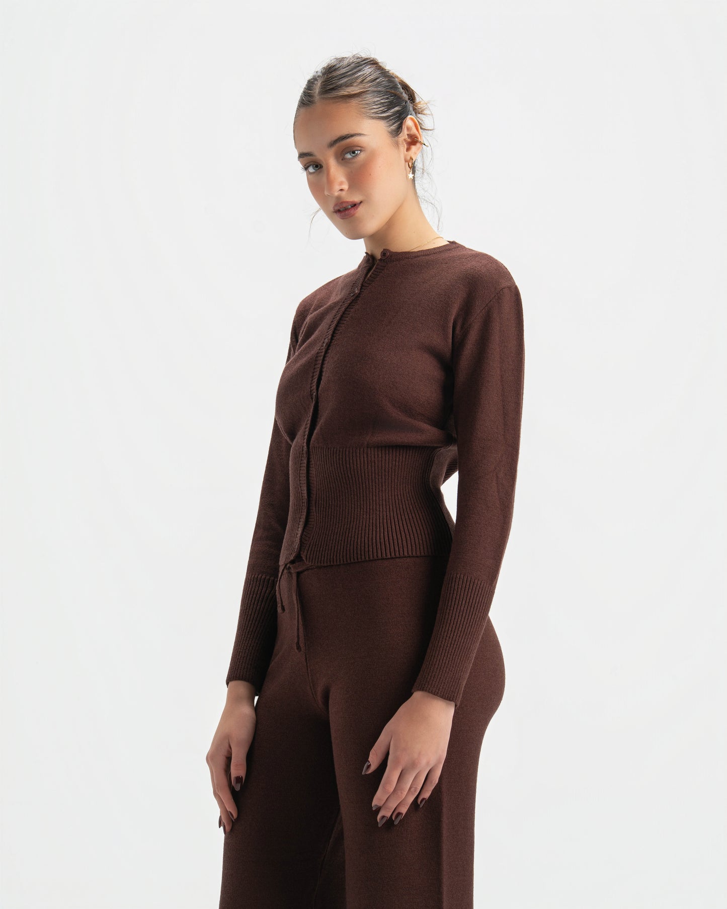 Sculpted knitted set