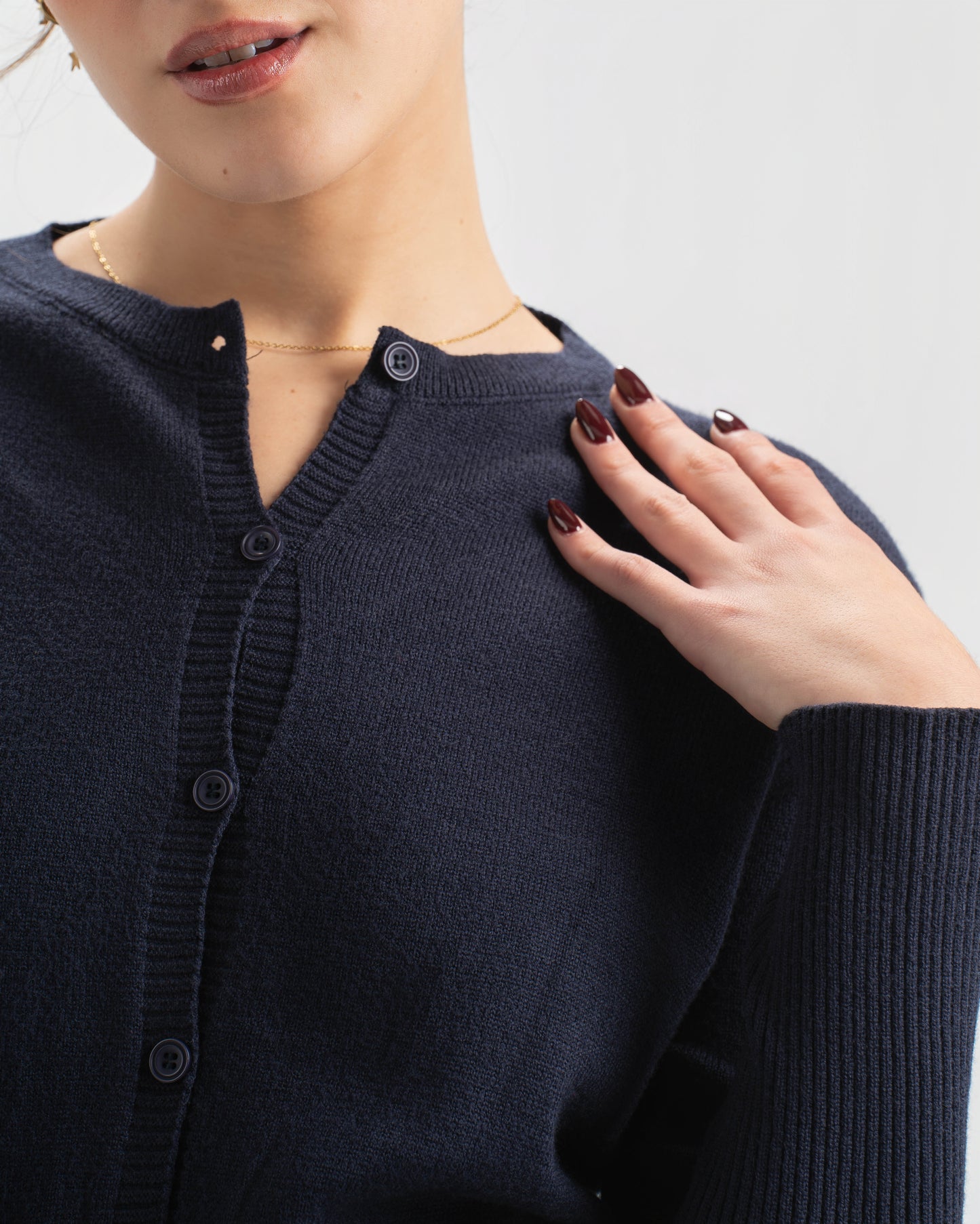 Sculpted knitted set